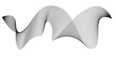 rayures abstraites ondulées. éléments vectoriels de ligne courbe pour la conception de musique. égaliseur de son numérique. vecteur