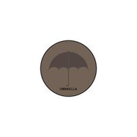 parapluie icône image symbole illustration vecteur conception pluie