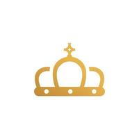 icône de vecteur de modèle de logo de couronne