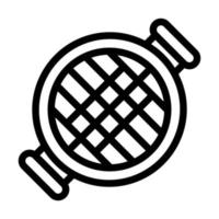 conception d'icône de gril vecteur