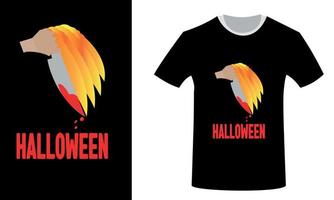 halloween nouveau t-shirt 2022 vecteur