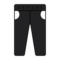 icône de conception modifiable de pantalon vecteur