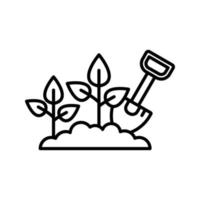 icône de vecteur de jardinage