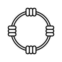 icône de vecteur de hula hoop