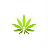 illustration de symbole de signe de marijuana de cannabis vecteur