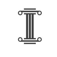 vecteur de logo de colonne