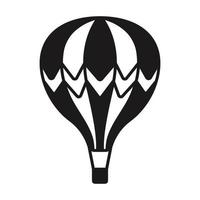 icône de vecteur de vol en montgolfière ou en montgolfière pour les applications et les sites Web