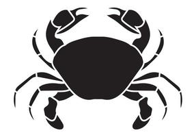 icône plate de la mer de crabe pour les applications ou le site Web vecteur