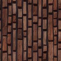 graphique vectoriel de vieilles planches de bois marron verticales sans couture texture tuile sans couture parfaite pour le fond