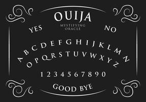 Planche Ouija vecteur