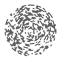 fond de cercle abstrait avec de nombreuses pièces différentes. illustration vectorielle vecteur