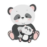 illustrateur vectoriel de panda