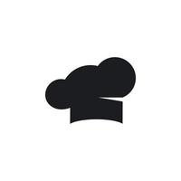 modèle de logo de chef de chapeau vecteur