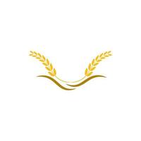 vecteur de logo de blé