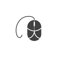 logo de l'ordinateur de la souris vecteur