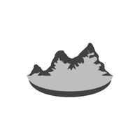 vecteur de logo de montagnes