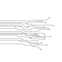 vecteur de modèle de logo de circuit