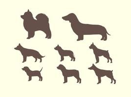 Free Silhouette of Dog Vector