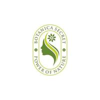 création de logo de beauté botanique vecteur