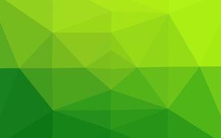 couverture low poly vecteur vert clair.