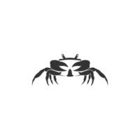 illustration de conception icône logo crabe vecteur