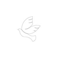 oiseau icône illustration vecteur