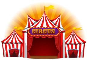 grand chapiteau de cirque amusant
