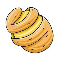 pommes de terre en illustration de style vectoriel