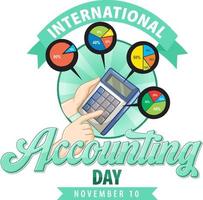 création du logo de la journée internationale de la comptabilité