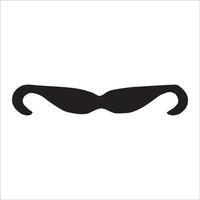 création vectorielle de logo icône moustache vecteur