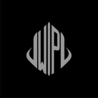 wp monogramme initial immobilier avec conception de bâtiment vecteur