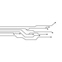 vecteur de modèle de logo de circuit