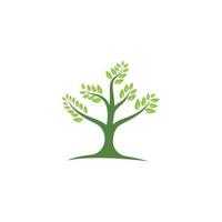 modèle de logo d'arbre vecteur