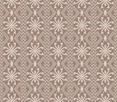 motif islamique géométrique. forme géométrique florale islamique ethnique couleur beige vintage sans soudure de fond. conception de modèle de sari. utilisation pour le tissu, les éléments de décoration intérieure, le rembourrage. vecteur