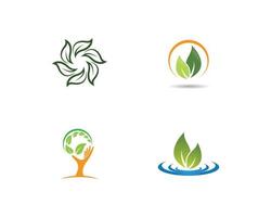 modèle de jeu de logo écologie vecteur