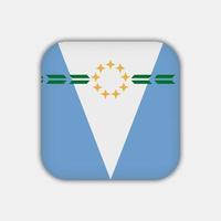 drapeau de Formose. provinces argentines. illustration vectorielle. vecteur