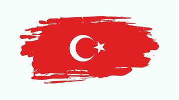 splash grunge texture turquie résumé drapeau vecteur