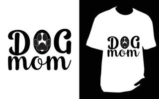 conception de t-shirt pour chien vecteur