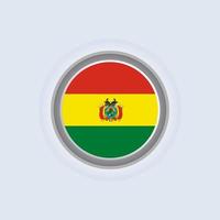 illustration du modèle de drapeau de la bolivie vecteur