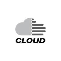 vecteur de logo nuage