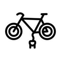 conception d'icône de vélo électrique vecteur
