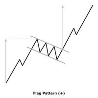 motif drapeau - blanc et noir vecteur