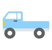 Pick-up, voiture, vecteur, icône, véhicule, illustration, livraison, camion, transport, isolé, transport, auto, magasin, vecteur