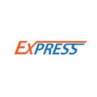 express logo rapide vecteur