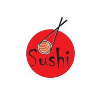 logo sushi japon vecteur