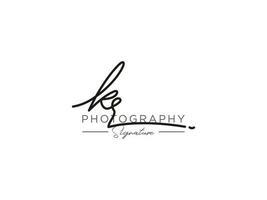 lettre kr signature logo template vecteur