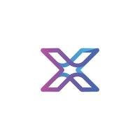 x création de logo moderne vecteur