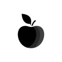 modèle de vecteur de conception d'icône de pomme
