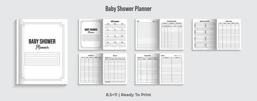 baby shower planner intérieur pro télécharger vecteur