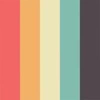 illustrateur de palette de couleurs vintage vecteur